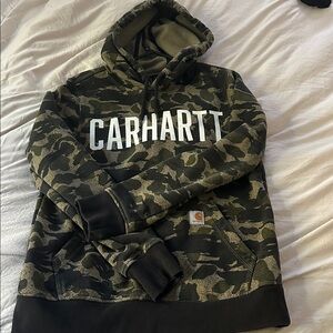 Carhartt Green Camo Hoodie